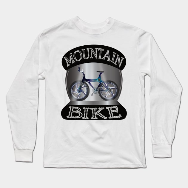 CS Cartoon Machines Mountain Bike V 1.2. Long Sleeve T-Shirt by OmarHernandez